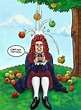 Isaac Newton y la manzana de apple iphone (708×960) | Science art ...