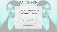 Johann Heinrich Friedrich Link Biography - German naturalist and ...