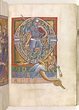 Petrus Lombardus in historisierter Initiale. Nordfrankreich, vor 1159 ...
