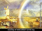 Arundel Castle With Rainbow 1824 by Turner | Oil Painting | william ...