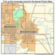 Aerial Photography Map of Breckenridge, MN Minnesota