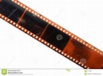 Straight Film Strip Isolated Stock Photo - Image of hobbies ...