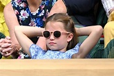 Princess Charlotte Makes Funny Faces at the Wimbledon Men's Final