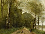 Summer Landscape with a Path and Lake - Lot 1539