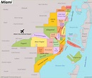 Miami Map | Florida, U.S. | Discover Miami and Miami Beach with ...