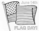 Image Of The Flag Day Coloring Page June 14 - Coloring Home
