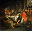 Christ Washing the Apostles' Feet Painting by Peter Paul Rubens ...