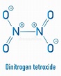 Tetroxido De Dinitrogeno , Molécula N2O4 Fórmula Química Estructural Y ...