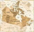 Mapas políticos y físicos de Canadá · para descargar e imprimir (2023)