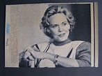 AP Wire Press Photo 1986 Margaret Papandreou Greek Feminist wife of ...