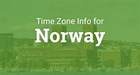 Time Zones in Norway