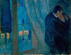 Edvard Munch - The Kiss (1892) | Edvard munch, Painting, Painting ...