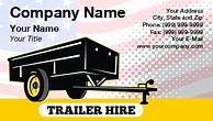 Trailer Business Cards