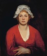 Fritz von Uhde (German, 1848-1911) , Portrait of a girl in a red dress ...