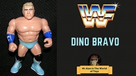 WWF Hasbro Custom Action Figure Dino Bravo Review - YouTube