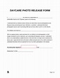 Free Daycare Photo Release Form - PDF | Word – eForms