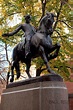 Premium Photo | Paul revere statue in boston, massachusetts, usa