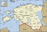 Карта Эстонии описание страны столица география описание факты - Атлас