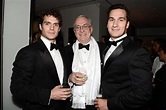 Henry with father Colin Cavill and brother Charlie at the Tom Ford ...