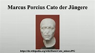 Marcus Porcius Cato der Jüngere - YouTube
