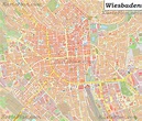 Große detaillierte stadtplan von Wiesbaden