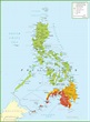 Large detailed map of Philippines | Detailed map, Map, Philippine map