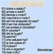 Challenge - 100 domande | 100 domande, Domande, Domande divertenti