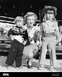 Eve Arden, with daughters, Connie West (left) and Liza West, early ...