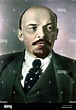 Vladimir Ilich Lenin en un coloreado a mano tintada color linterna ...