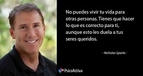 50 frases inspiradoras de Nicholas Sparks