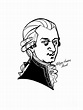 Wolfgang Amadeus Mozart Drawing by Irina Ivanova