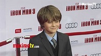 Ty Simpkins "Iron Man 3" World Premiere Red Carpet ARRIVALS April 24 ...