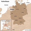 StepMap - Karte Ahaus - Landkarte für Deutschland
