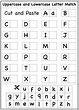 Cut and Paste Alphabet Worksheets, Preschool Learning, Education ...