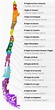 Mapa de Chile con Nombres, Regiones y Capitales 【Para Descargar e Imprimir】