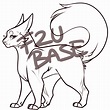 F2U WARRIOR CAT BASE by xutaes on DeviantArt