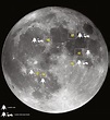 Map Of Moon Landings