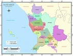 Mapa de municipios de Nayarit | DESCARGAR MAPAS