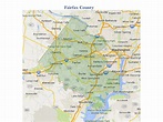 Fairfax County Map With Cities - CountiesMap.com