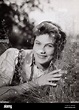 Eva Probst, deutsche Schauspielerin, Deutschland um 1953. L'actrice ...