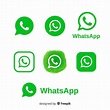 Premium Vector | Whatsapp icon collection