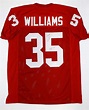 Autographed Aeneas Williams Jersey - Red Pro Style W HOF W - JSA ...