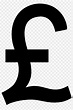 Black Pound Sterling Symbol - Black Pound Sign - Free Transparent PNG ...