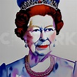 Watercolor Portrait of Queen Elizabeth · Creative Fabrica