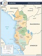 Albania Political Map Order And Download Albania Political Map | Images ...