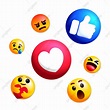 Facebook Emojis 3d Vector, Facebook Emoji 3d Icon In The Air, Facebook ...