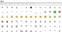 Copy and paste text symbols list - geracine