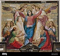 Mosaico que representa la asunción de la Virgen María por Beta Piero ...