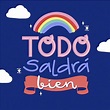 Free Vector | Todo saldrá bien lettering with colorful rainbow