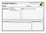 Great book review template! | Writing a book review, Book review ...